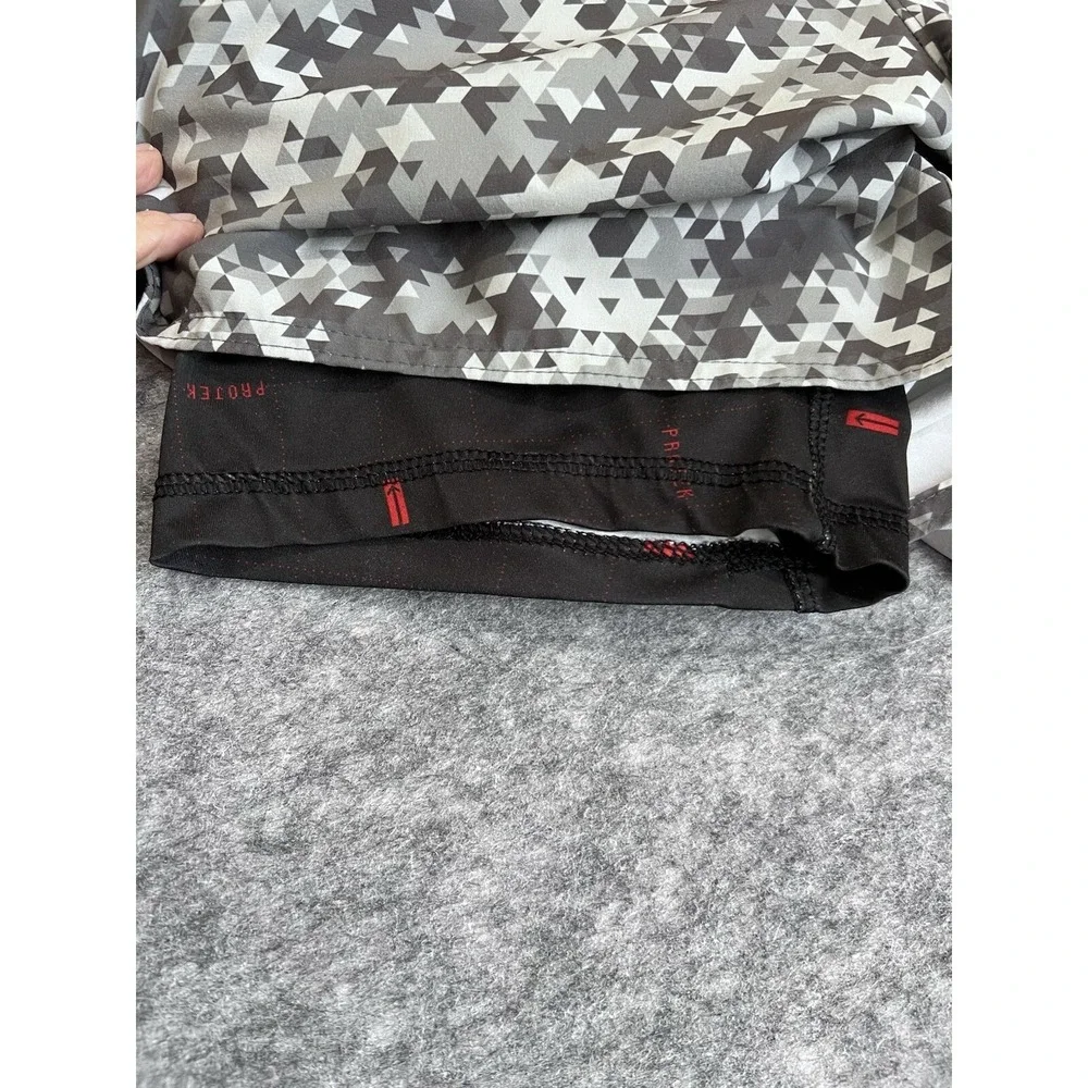 Projek Raw Shorts Mens Large Digital Camo Lined Performance Stretch Athletic